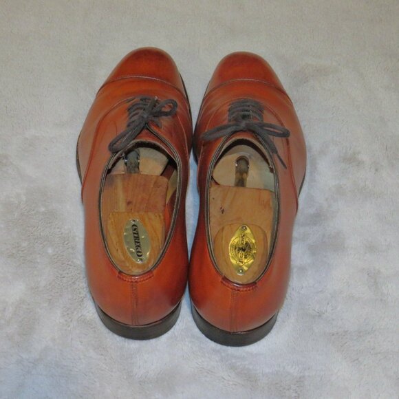 Edward Green Chelsea Burnt Pine Antiqued Leather Derby 202 Last Size 8D main image 6
